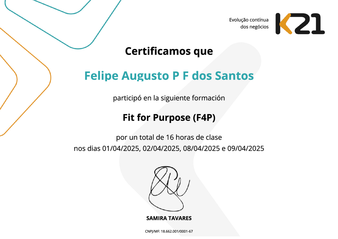 Certificado K21